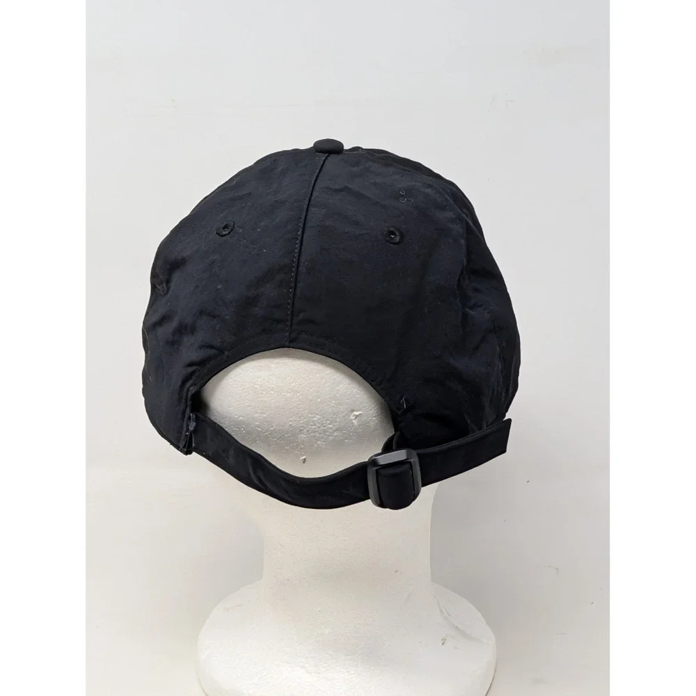 Athleta Womens Black Nylon Performance Adjustable Baseball Cap Hat One Size